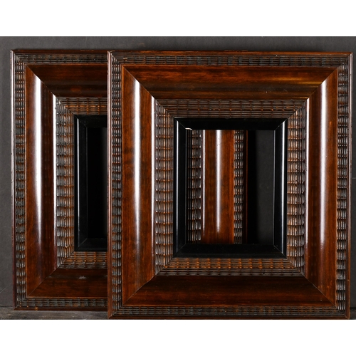 475 - 20th Century European School. A Pair of Wooden Frames, with black slips, rebate 6