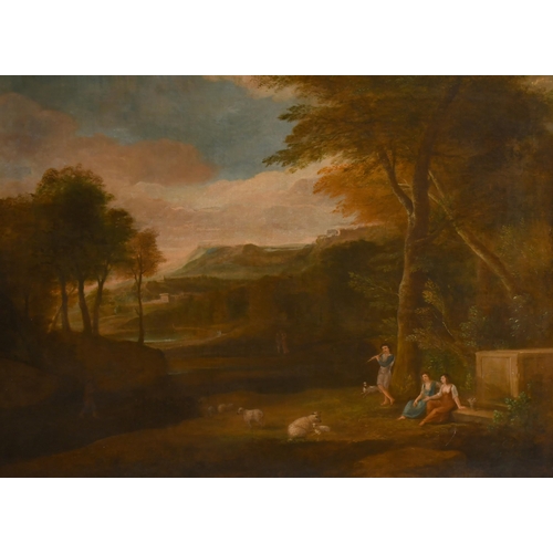 26 - Manner of Claude Lorrain (1600-1682) French. A Pastoral Scene, Oil on canvas, 25