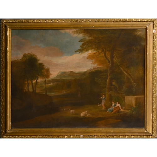 26 - Manner of Claude Lorrain (1600-1682) French. A Pastoral Scene, Oil on canvas, 25