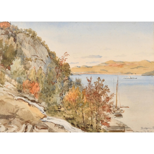 36 - William Carpenter (1818-1899) British. A Set of Four Watercolours relating to The Hudson River, Wate... 