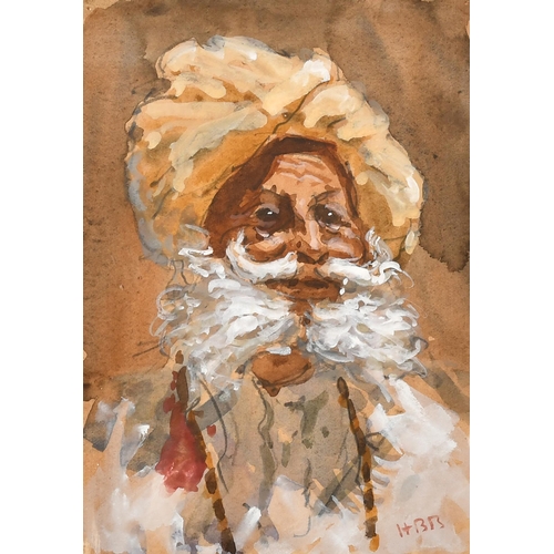 41 - Hercules Brabazon Brabazon (1821-1906) British. An Elder, Watercolour, Signed with initials, 8.15