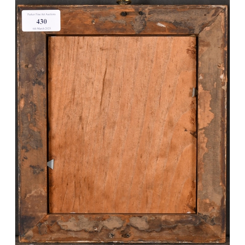 430 - 19th Century English School. A Gilt Composition Frame, with inset glass, rebate 7