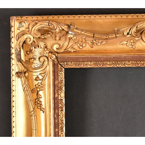19th Century English School. A Gilt Composition Frame, with swept and ...