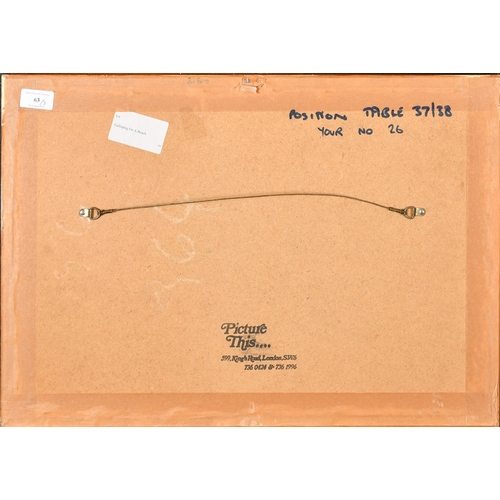 63 - Charles Ancelin (1863-1940) French. A Set of Three Racing Scenes, Prints, 11.5