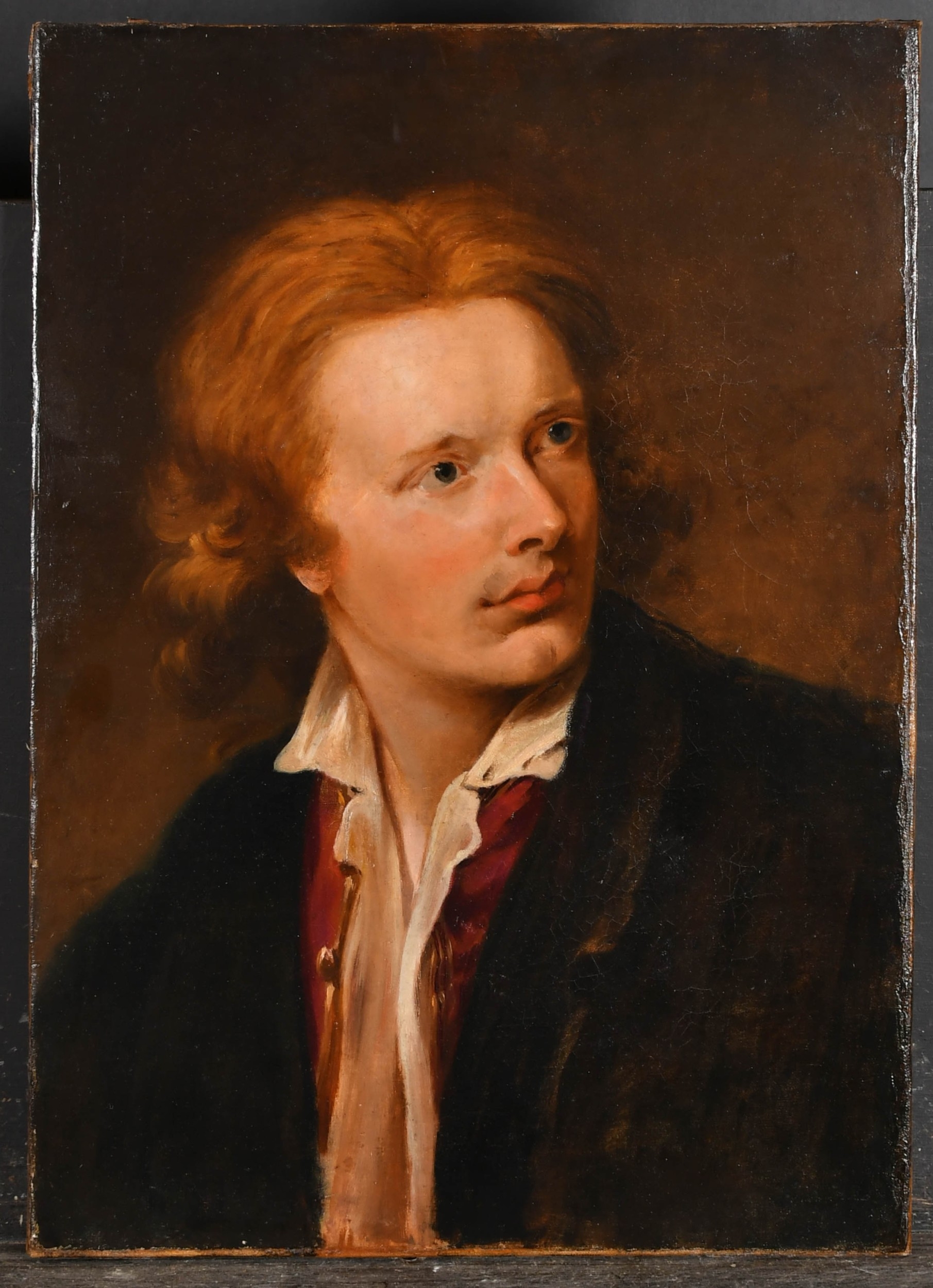 Follower of David Martin (1737-1797) British. Self Portrait, Oil on ...