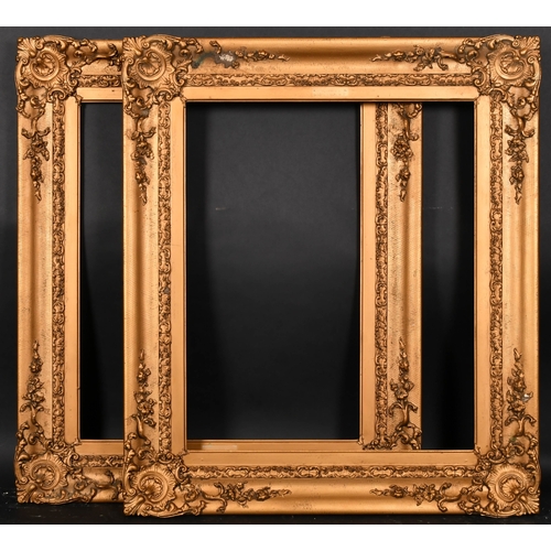 19th Century English School. A Pair of Painted Composition Frames with ...