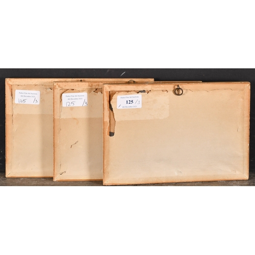 125 - Early 20th Century German School. A Set of Three Football Cartoons, Watercolour, Indistinctly signed... 