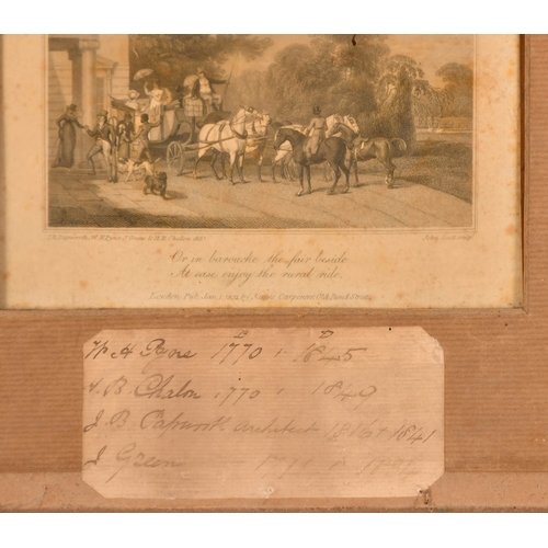 128 - John Buonarotti Papworth (1775-1847), William Henry Pyne (1769-1843), James Green (1771-1837). Henry... 