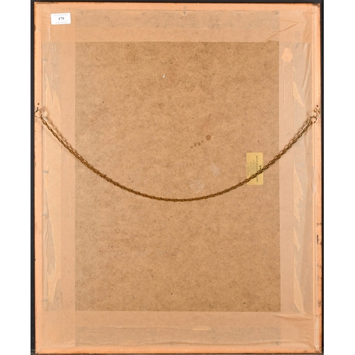 175 - Charles Haigh-Wood (1854-1927) British. Fishing off a Bridge, Watercolour, Signed, 19