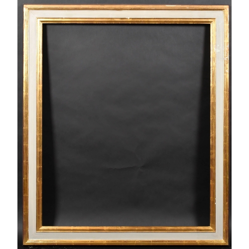 317 - 20th Century English School. A Gilt and Painted Composition Frame, rebate 36
