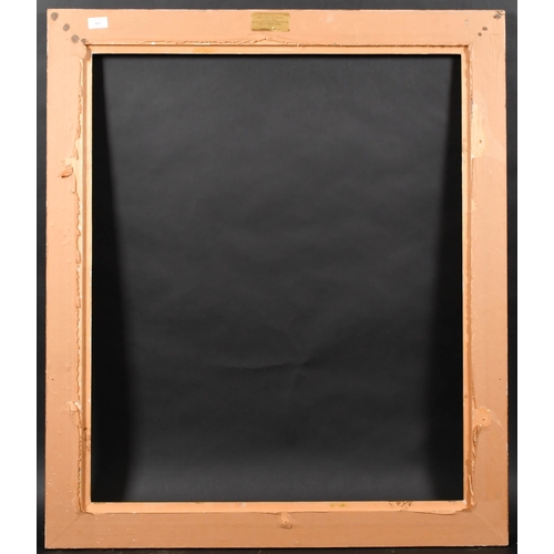 317 - 20th Century English School. A Gilt and Painted Composition Frame, rebate 36