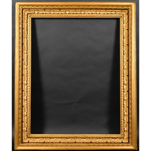 318 - 19th Century English School. A Half Carlo Gilt and Painted Wooden Frame, rebate 36