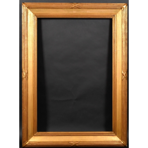 323 - 19th Century English School. A Ribbed Composition Frame, rebate 34