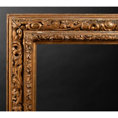 325 - 19th Century English School. A Partially Carved Giltwood Frame, rebate 32