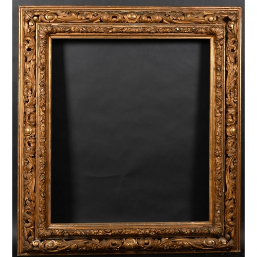 325 - 19th Century English School. A Partially Carved Giltwood Frame, rebate 32