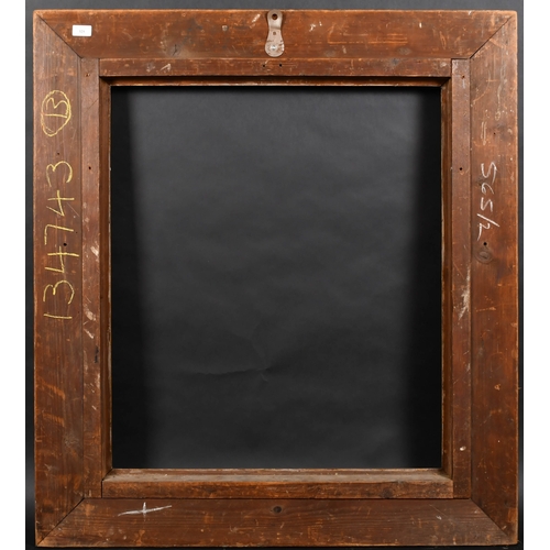 325 - 19th Century English School. A Partially Carved Giltwood Frame, rebate 32