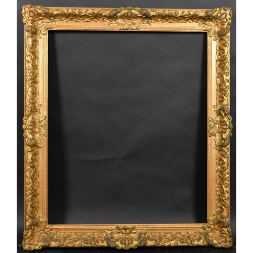 333 - 20th Century English School. A Gilt Composition Frame, with swept centres and corners, rebate 30