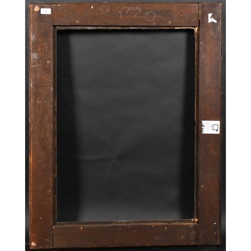 336 - 18th Century English School. A Gilt and Painted Carved Wood frame, rebate 30