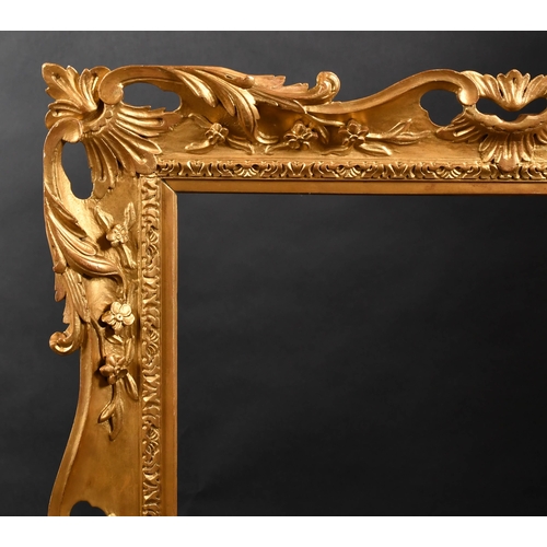 344 - Early 19th Century English School. A Painted Carved Wood Frame, with swept and pierced centres and c... 