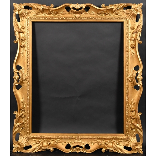 344 - Early 19th Century English School. A Painted Carved Wood Frame, with swept and pierced centres and c... 