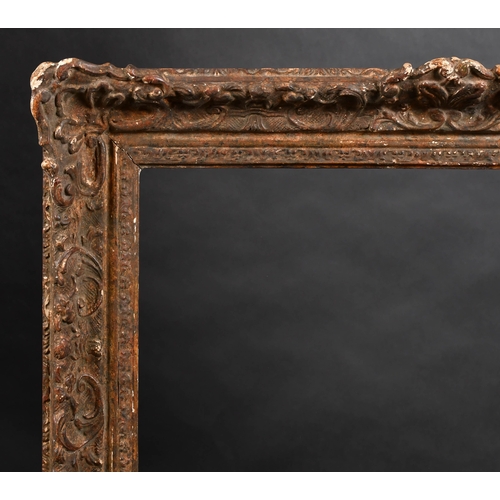 346 - 20th Century English School. A Louis Style Painted Composition Frame, rebate 28.75