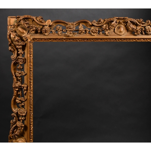347 - 19th Century English School. A Gilt Composition Frame, with pierced centres and corners, rebate 28.5... 