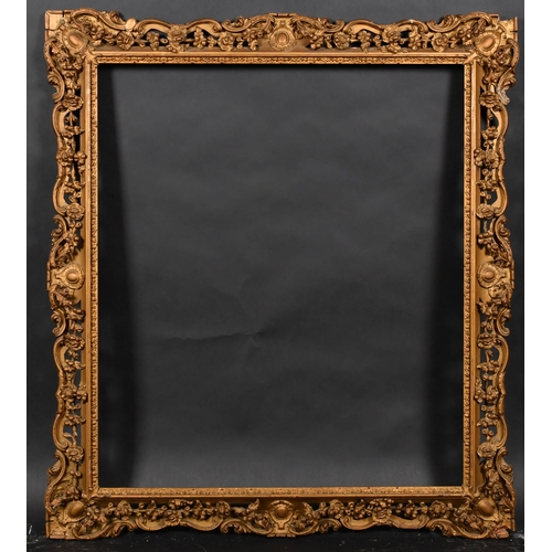 347 - 19th Century English School. A Gilt Composition Frame, with pierced centres and corners, rebate 28.5... 