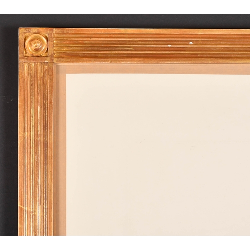 353 - 20th Century English School. A Gilt Composition Frame with inset glass, rebate 27.5