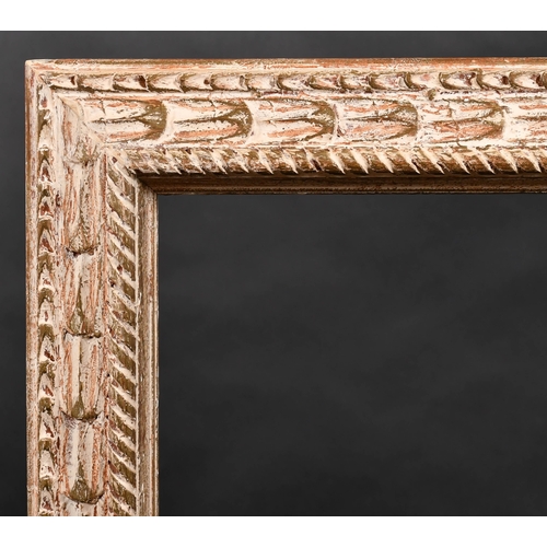 354 - 20th Century French School. A Painted Carved Wood Frame, rebate 27.25