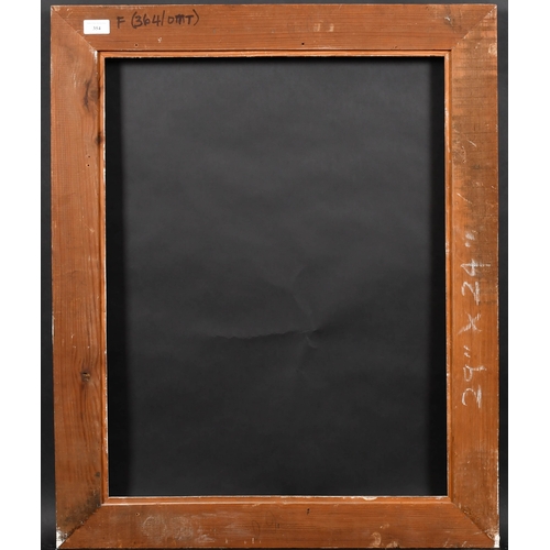 354 - 20th Century French School. A Painted Carved Wood Frame, rebate 27.25