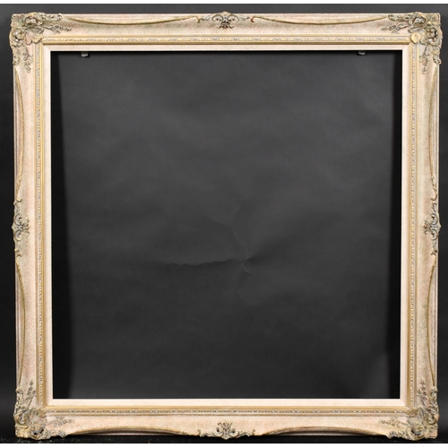 355 - 20th Century English School. A Painted Composition Frame, with swept and pierced centres and corners... 