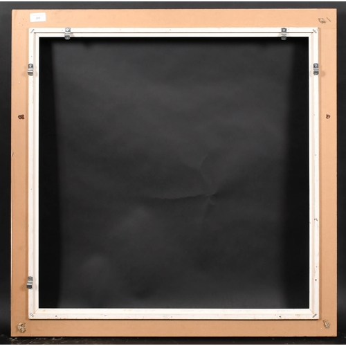 355 - 20th Century English School. A Painted Composition Frame, with swept and pierced centres and corners... 