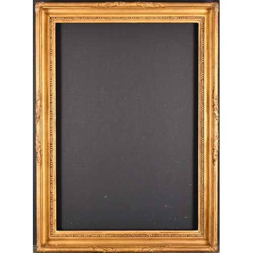 356 - Early 19th Century English School. A Gilt and Painted Hollow Composition Frame, rebate 26.75