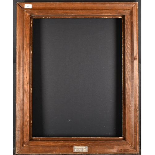 361 - 20th Century European School. A Painted Composition Frame, rebate 26