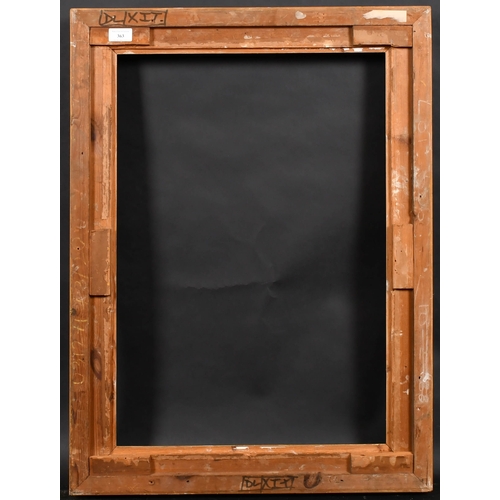 363 - 19th Century English School. A Gilt Composition Frame, with swept centres and corners, rebate 26