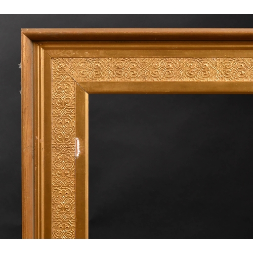 369 - Early 20th Century English School. A Gilt Composition Frame, rebate 24.25