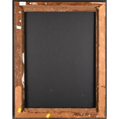 372 - Early 19th Century English School. A Painted Carved Wood Frame, rebate 24