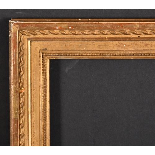 446 - 19th Century French School. A Gilt Composition Frame, rebate 12.5