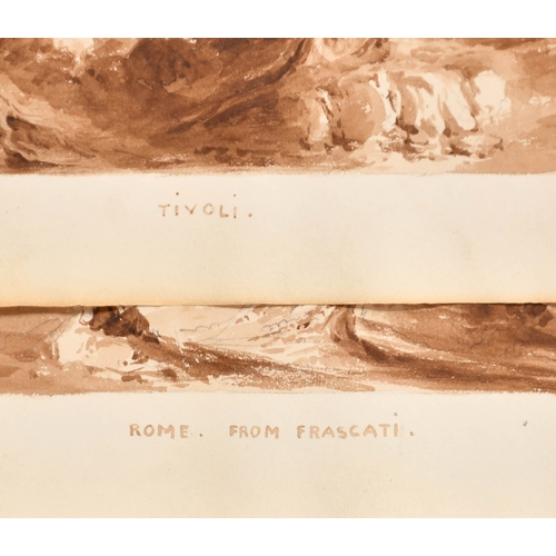 21 - William Page (19th Century) British. A Set of Four European Views, Watercolour, unframed, 5