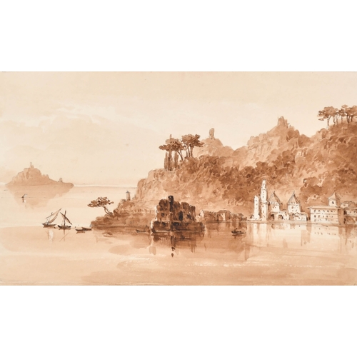 21 - William Page (19th Century) British. A Set of Four European Views, Watercolour, unframed, 5