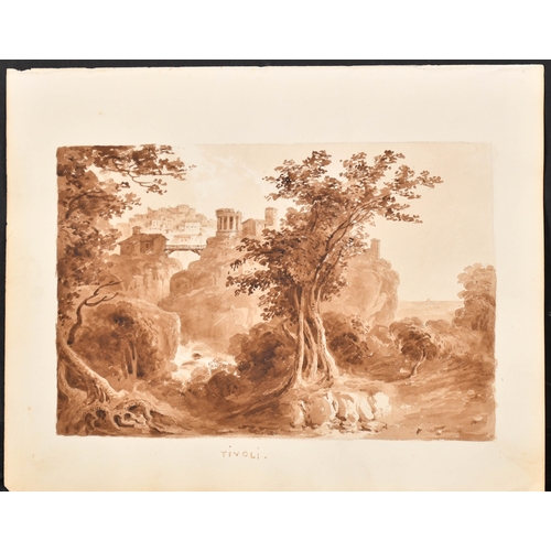 21 - William Page (19th Century) British. A Set of Four European Views, Watercolour, unframed, 5