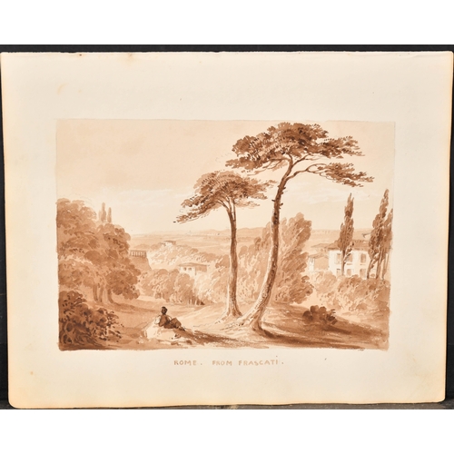 21 - William Page (19th Century) British. A Set of Four European Views, Watercolour, unframed, 5