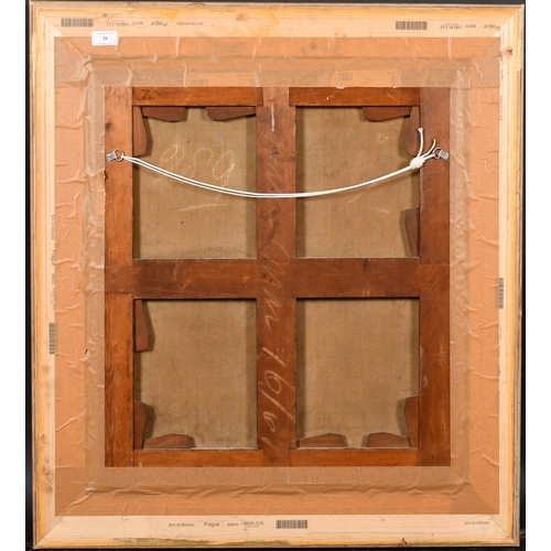 39 - Follower of Annibale Carracci (1560-1609) Italian. 'The Adoration of the Shepherds', Oil on canvas, ... 