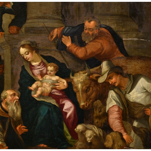 40 - Hans Rottenhammer (1564-1625) German. The Adoration of the Magi, Oil on copper, 14.65