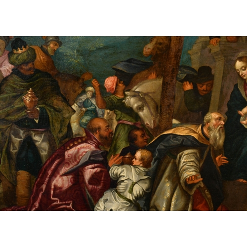 40 - Hans Rottenhammer (1564-1625) German. The Adoration of the Magi, Oil on copper, 14.65