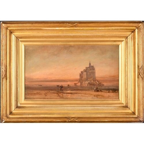 100 - Charles Danby (19th Century) British. Mont St Michel, Oil on canvas, Signed and dated 1847, 11