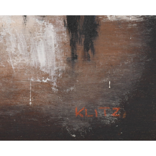262 - Anthony Robert Klitz (1917-2000) British. London Archway, Oil on board, Signed, 18