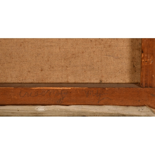 272 - 20th Century French School. Amaryllis, Oil on canvas, Indistinctly inscribed in pencil verso, unfram... 