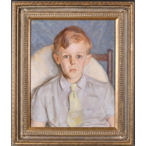 279 - Hubert Arthur Finney (1905-1991) British. Portrait of Christopher Rouse, Oil on canvas, Signed, and ... 
