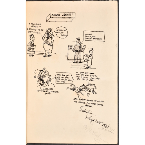 181 - William Lockwood (20th Century) British. A Collection of Eight Ink Drawings of World War II Scenes, ... 